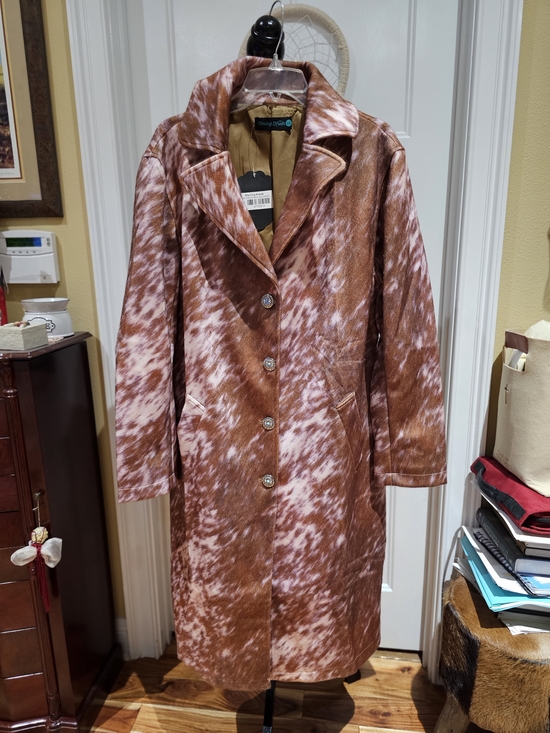 Sterling Kreek Jackets & Blazers - Women's Cows Come Home Long Trench Coat, NWT